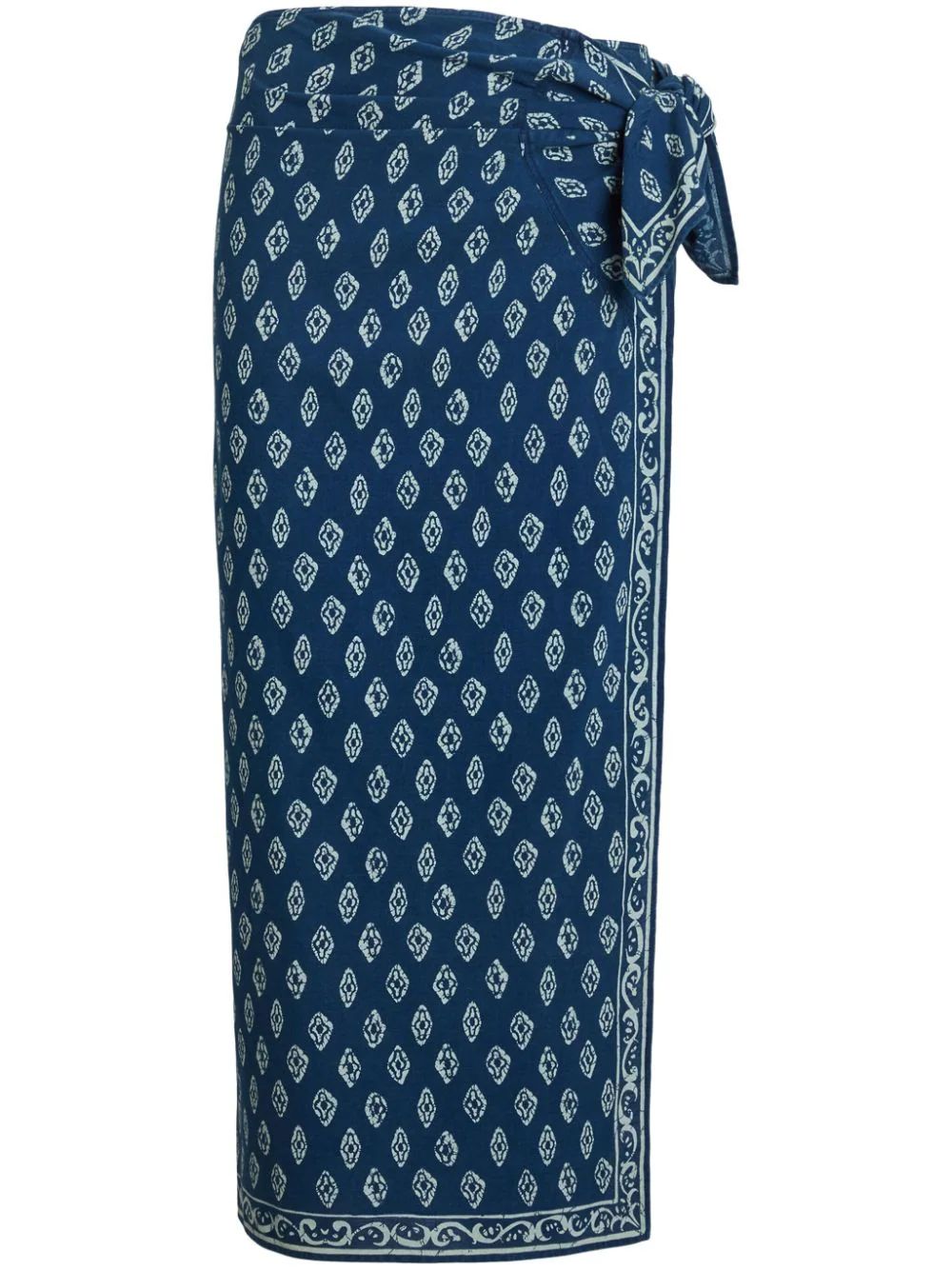 Polo Ralph Lauren geometric-pattern Print Cotton Skirt  - Farfetch | Farfetch Global