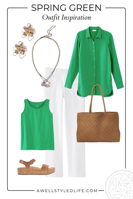 Spring Outfit Inspiration	

Everything from J. Jill bag from Zappos.

#fashion #fashionover50 #fashionover60 #springfashion #springoutfit #jjill #jjillfashion #zappos #springgreen

#LTKstyletip #LTKSeasonal #LTKover40