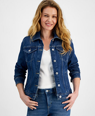 Women's Classic Denim Jacket | Macy's