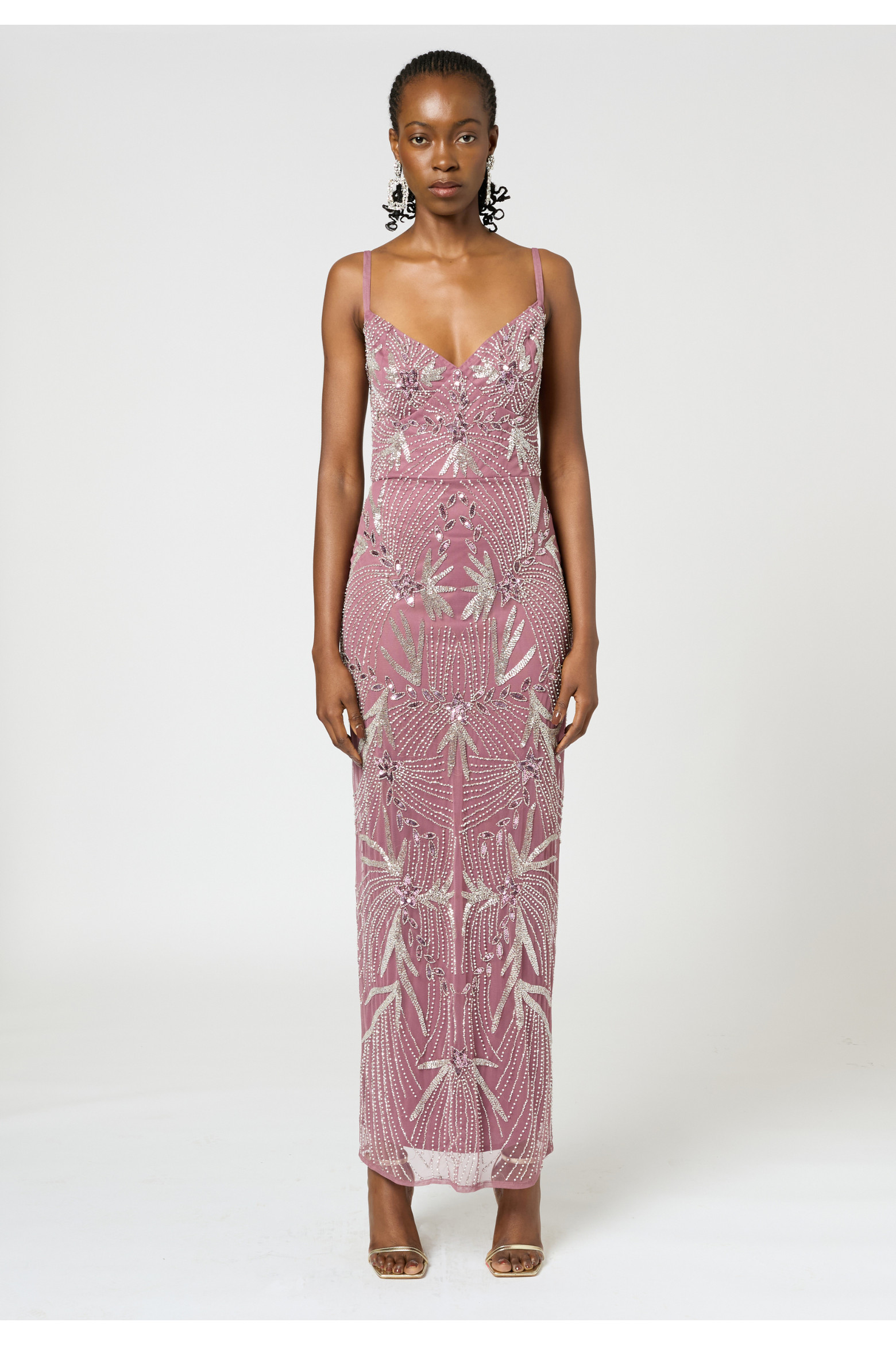 Occasion Embellished Sequin Beaded Adjustable Strap Evening Dress (Women) | Nordstrom | Nordstrom