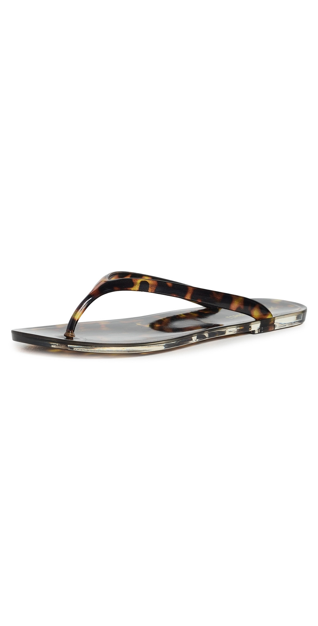Jeffrey Campbell Beach Day Jelly Flip Flop Tortoise 11 | Shopbop