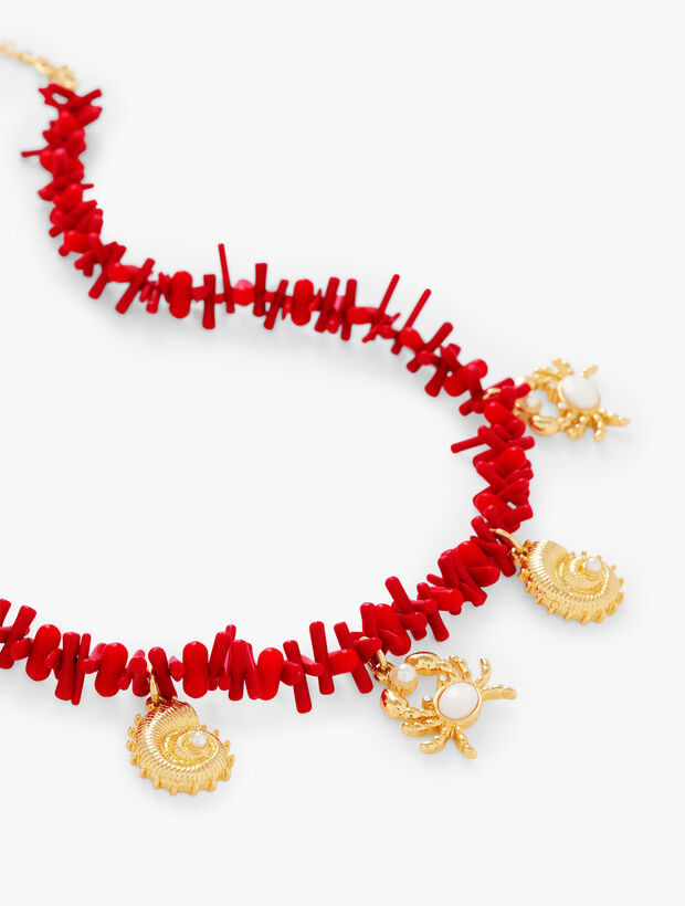 Beach Charm Necklace | Talbots
