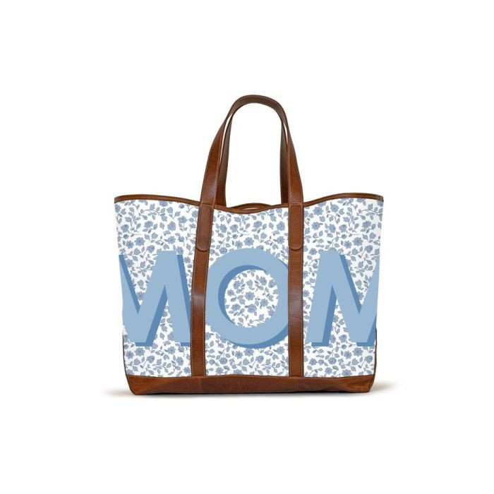 St. Charles Yacht Tote - Beaufort Bonnet Monogram Stripe | Barrington Gifts