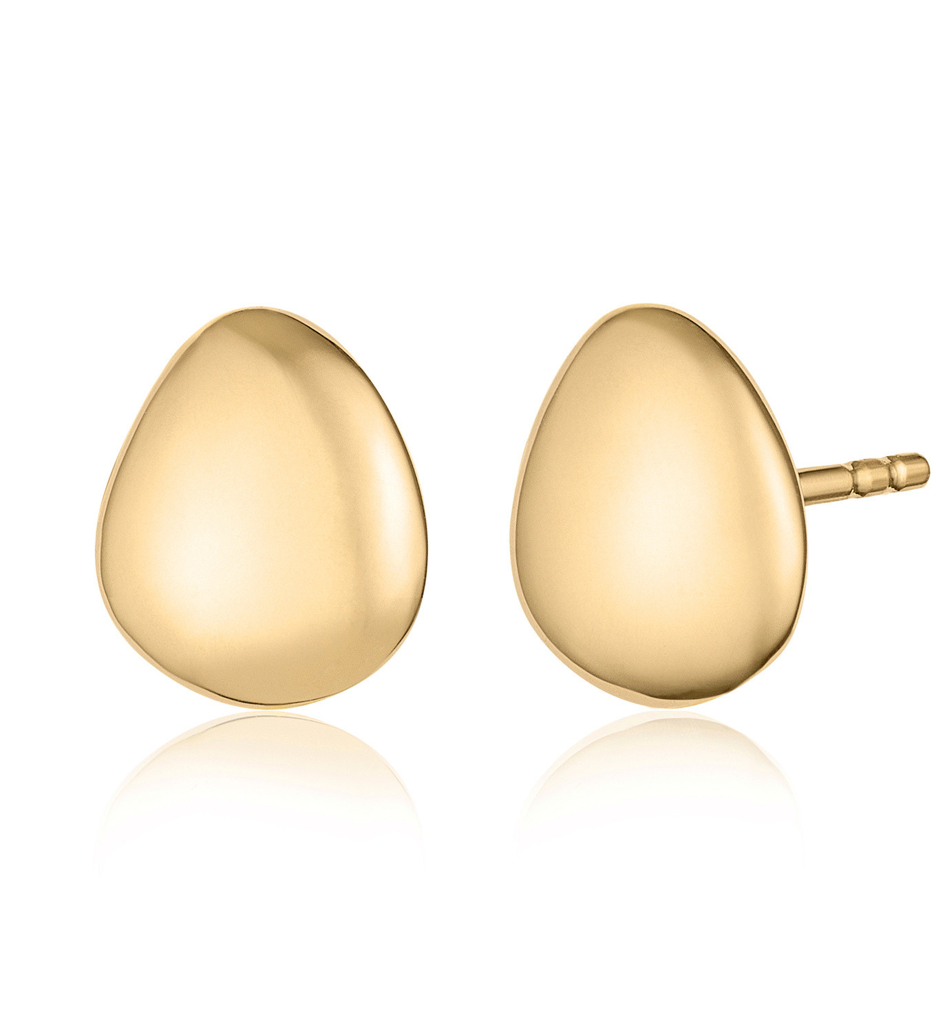 Nura Small Pebble Stud Earrings | Monica Vinader (Global)