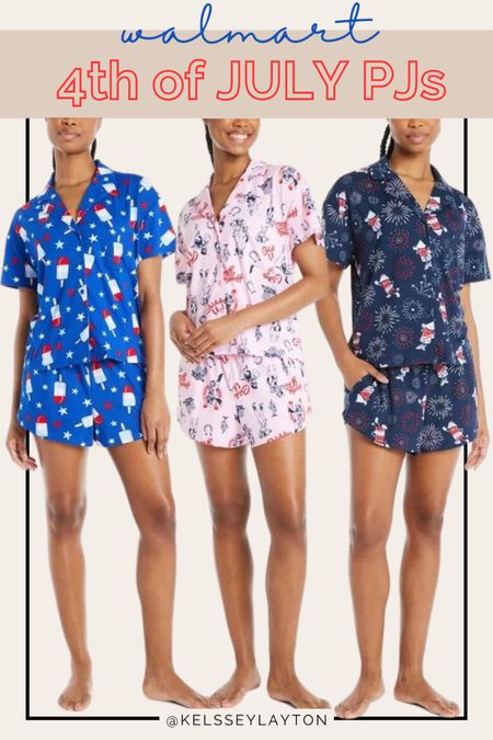 Walmart pjs, 4th of July pajamas 

#LTKfindsunder50 #LTKSeasonal