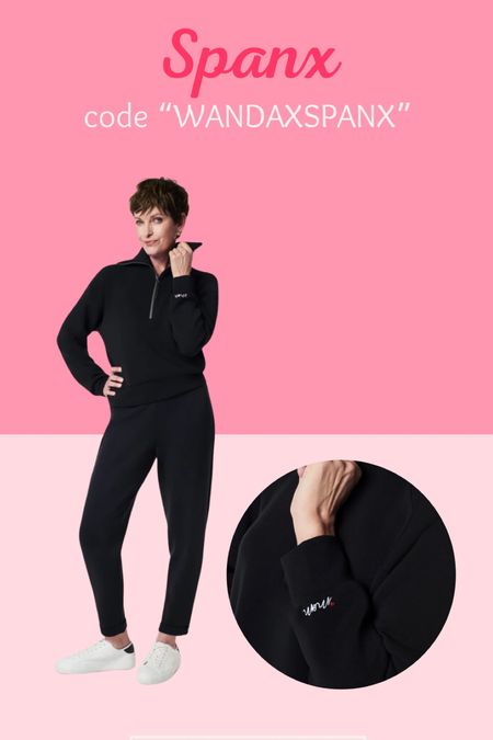 This new half zip with mom from Spanx is so perfect for Mother’s Day! My mom and I need it. Code “WANDAXSPANX"