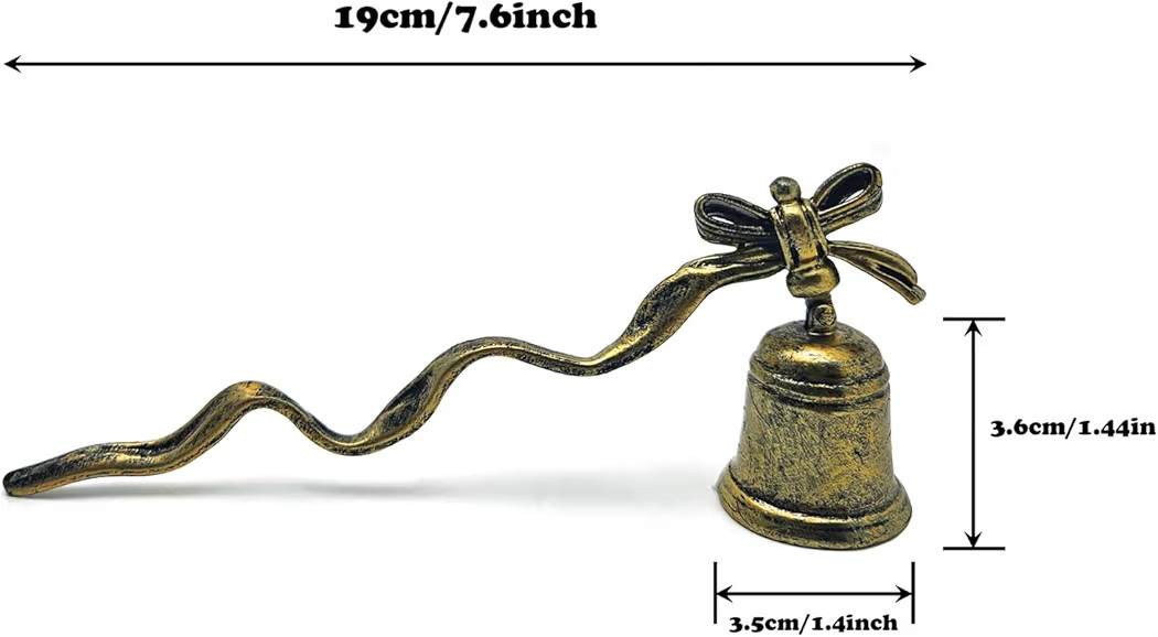 ZOOYOO Candle Snuffer,Vintage Candle Extinguisher Snuffers with Long Handle,Unique Candle Tool fo... | Amazon (US)