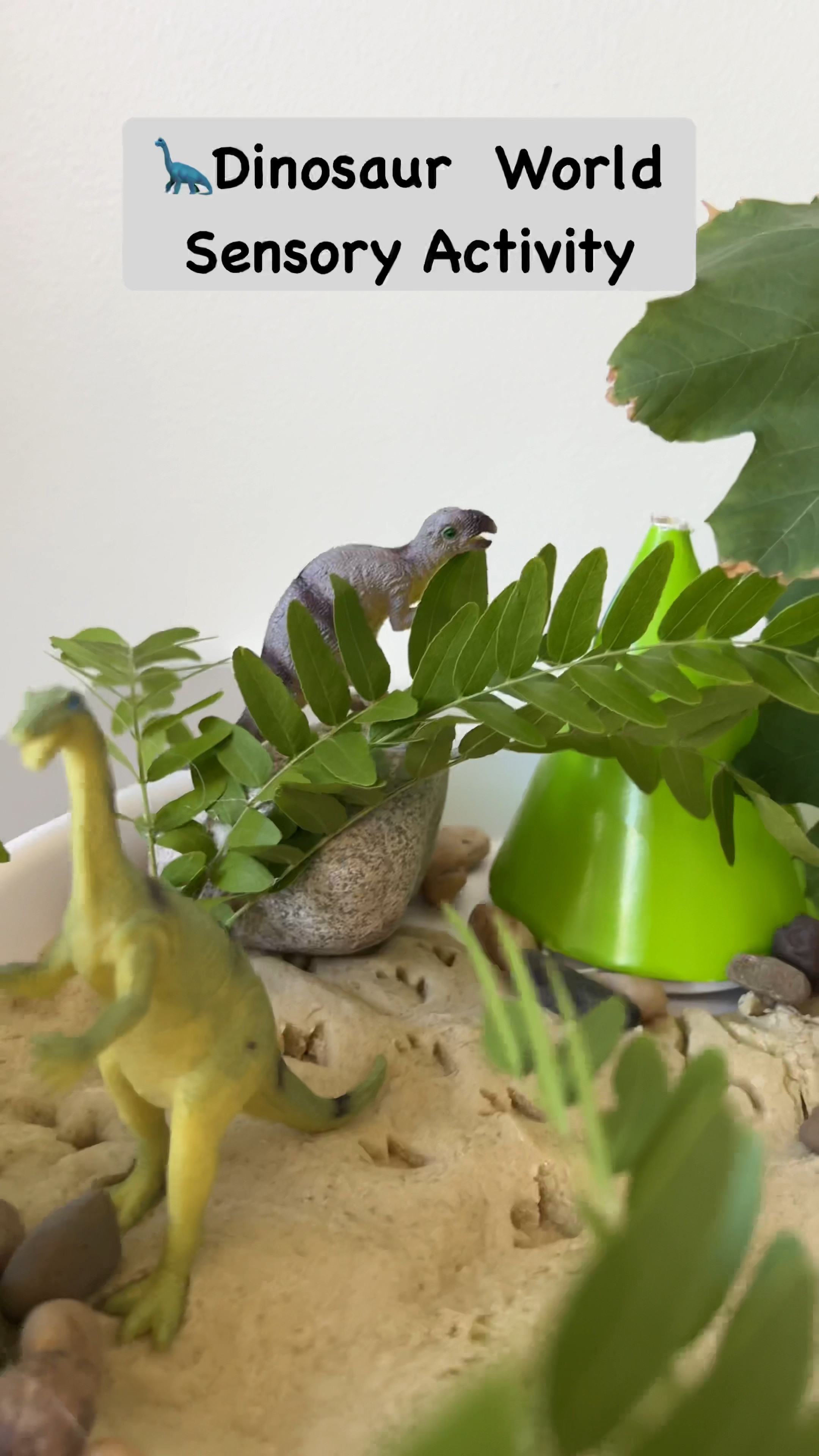 Toddler sensory play. Dinosaur world. #toddlergifts #toddleractivities 

#LTKHoliday #LTKkids #LTKfamily