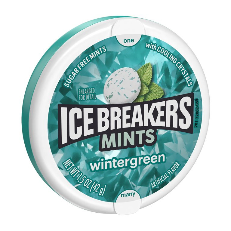 Ice Breakers Wintergreen Sugar Free Mints, Tin 1.5 oz | Walmart (US)