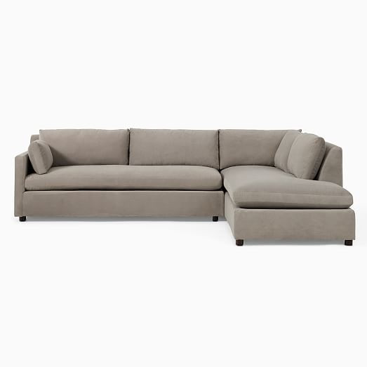 Marin Bumper Chaise Sectional (114") | West Elm (US)