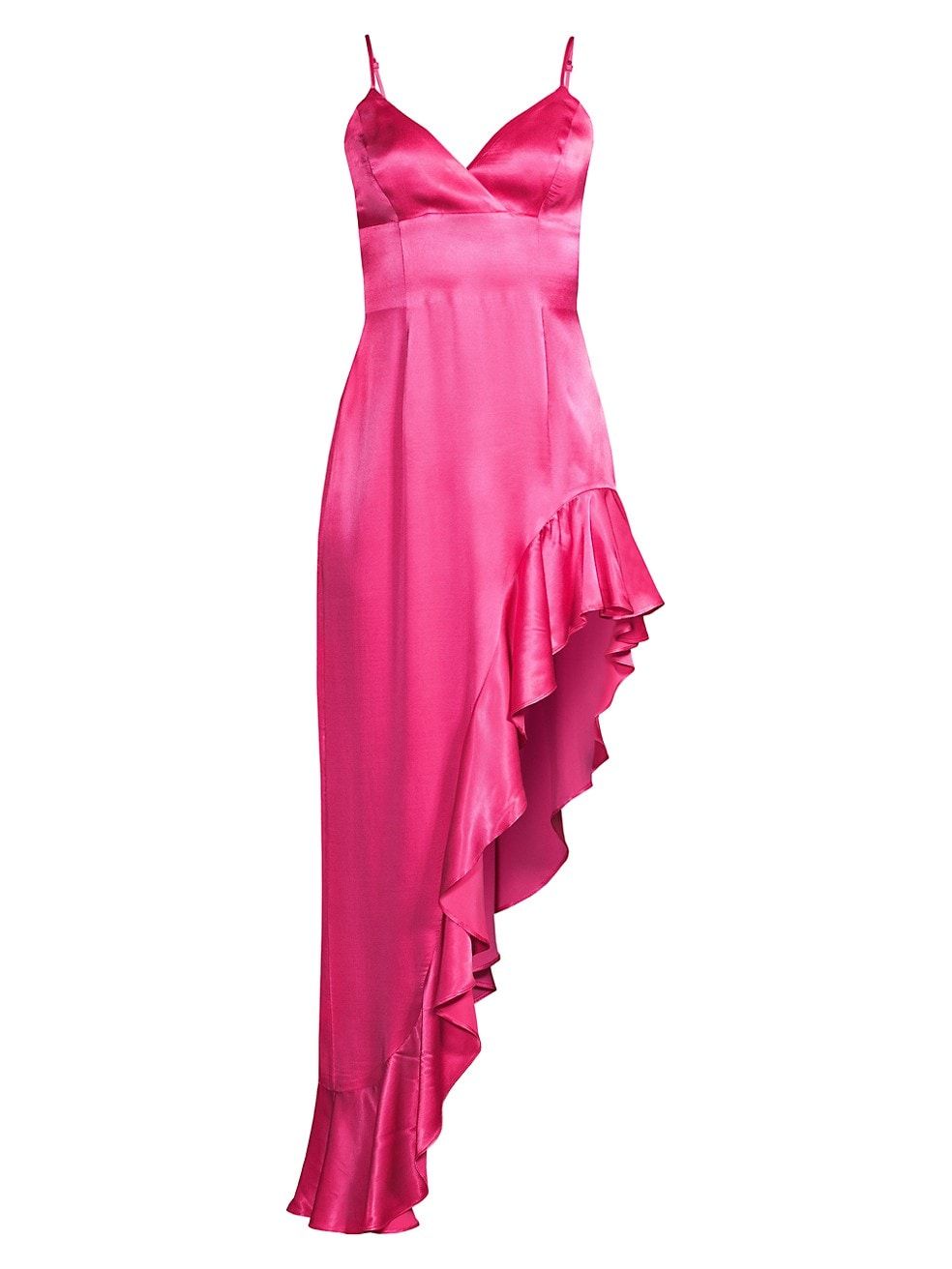 Ember Asymmetric Ruffled Midi-Dress | Saks Fifth Avenue