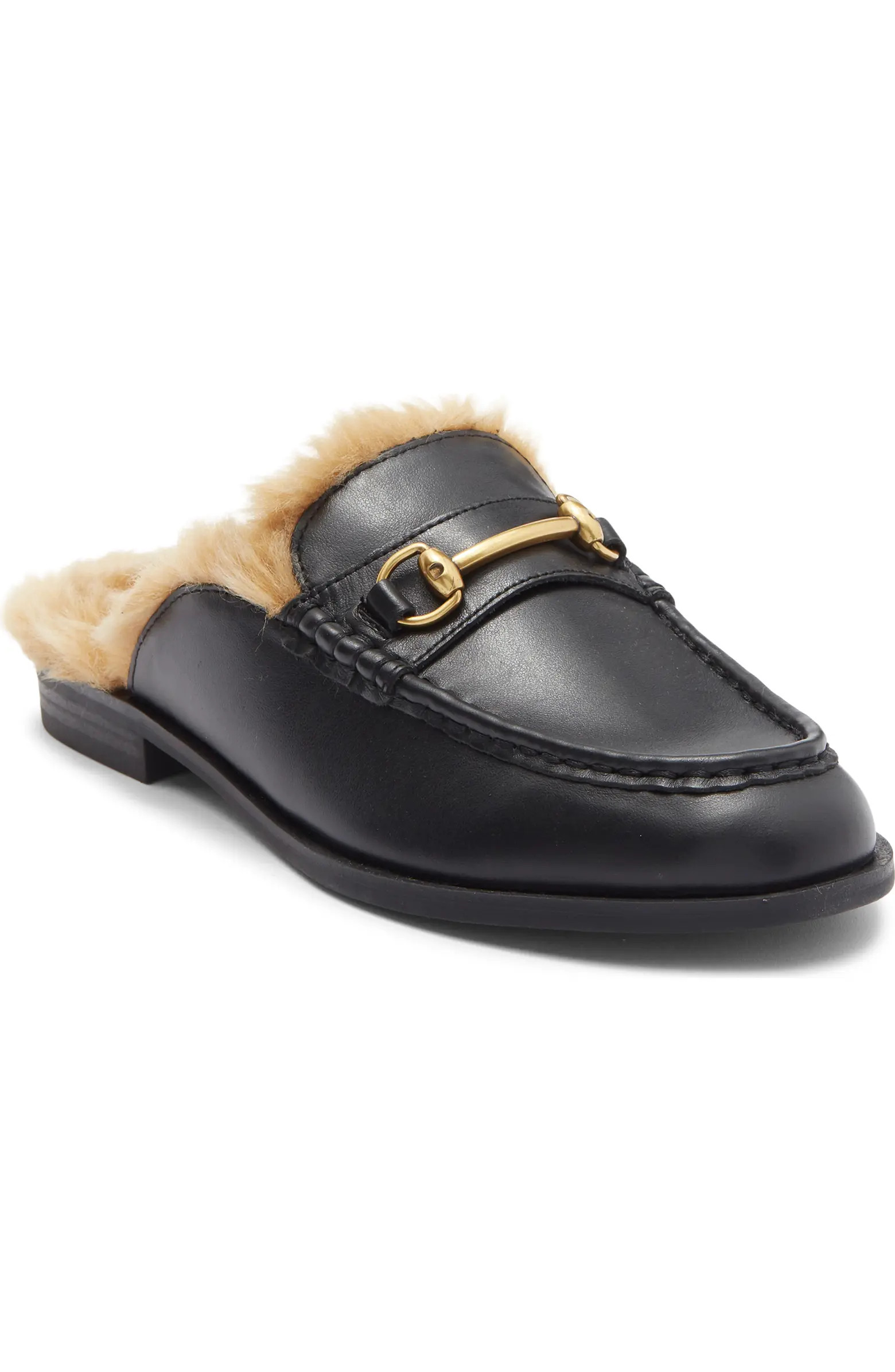 Steve Madden Milah Horsebit Faux Fur Lined Mule (Women) | Nordstromrack | Nordstrom Rack