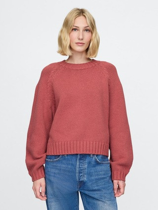 Relaxed Balloon-Sleeve Sweater | Gap (US)