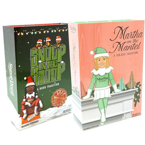 Favorite Holiday Duo Snoop & Martha | Snoop on a Stoop & Martha on a Mantel | 2024 Special Limited Edition Duo Set (Snoop + Martha) | Amazon (US)