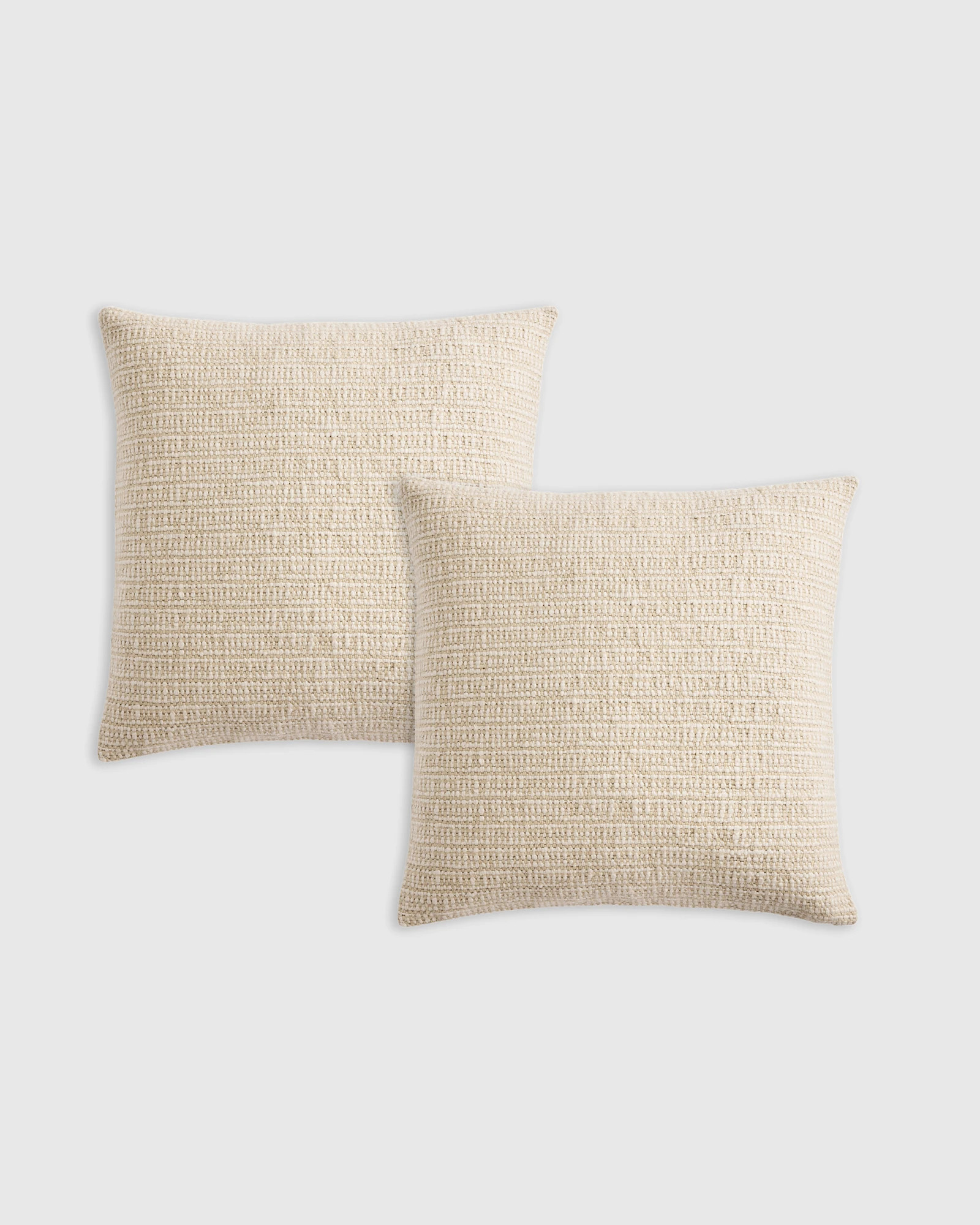 Wool Linen Textured Pillow Cover (Set of 2) | Quince