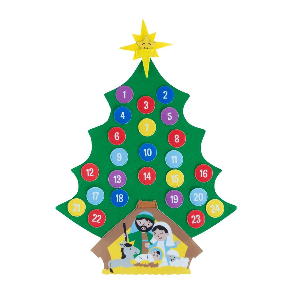 Felt Nativity Advent Countdown 20"x29 | Oriental Trading Company