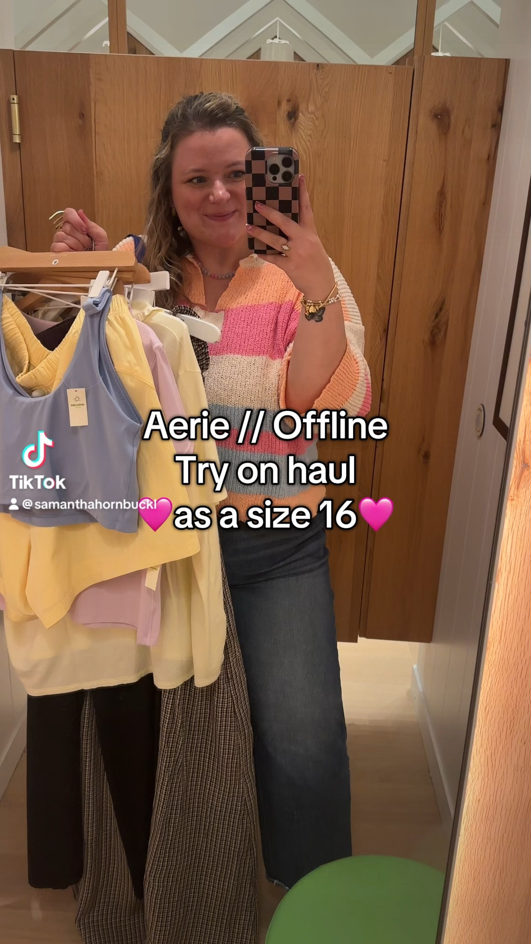 Aerie offline try on haul as a size 16! 

#LTKActive #LTKPlusSize #LTKFindsUnder50