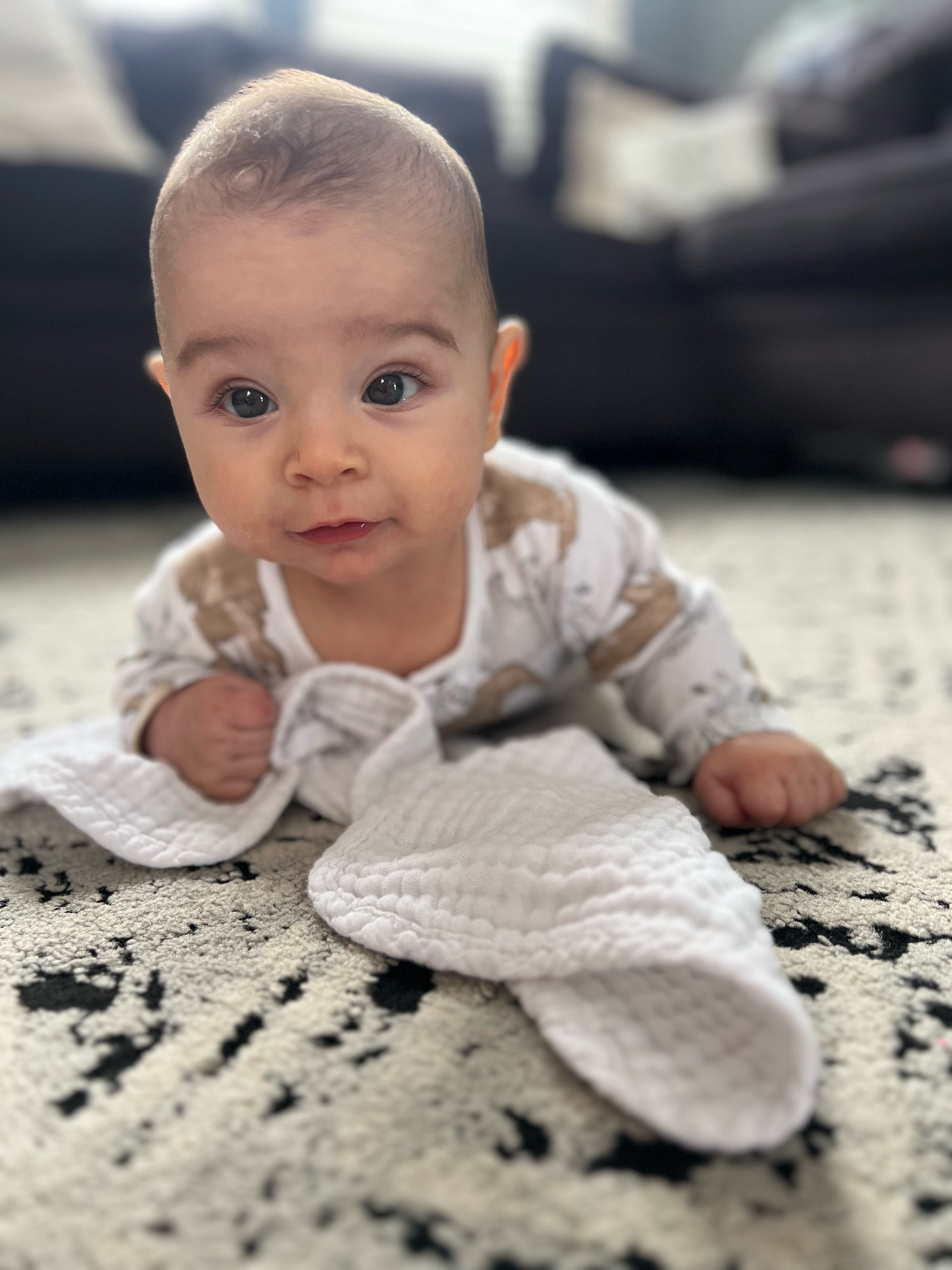 This cutie is getting so strong! Linking our favorite burp clothes! His long sleeve onesie was oos, but it’s available in short sleeve! 

#LTKBaby #LTKFamily #LTKFindsUnder50