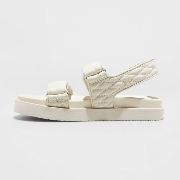 Women's Ruthie Quilted Footbed Sandals - A New Day™ | Target