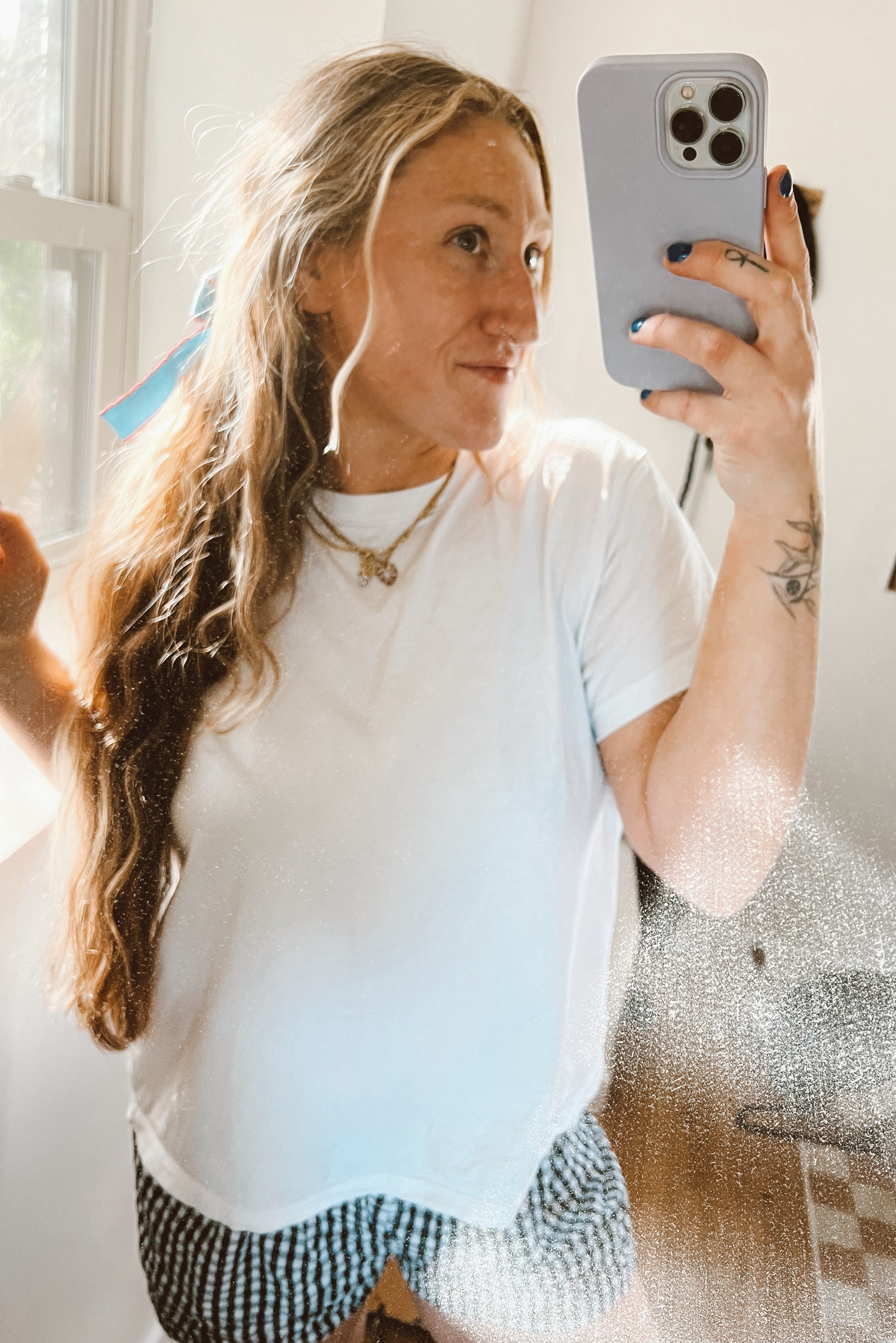 Loving the hair bow and boxer short trends! 

#LTKfindsunder50 #LTKSeasonal #LTKstyletip