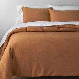 Heavyweight Linen Blend Comforter & Sham Set - Casaluna™ | Target