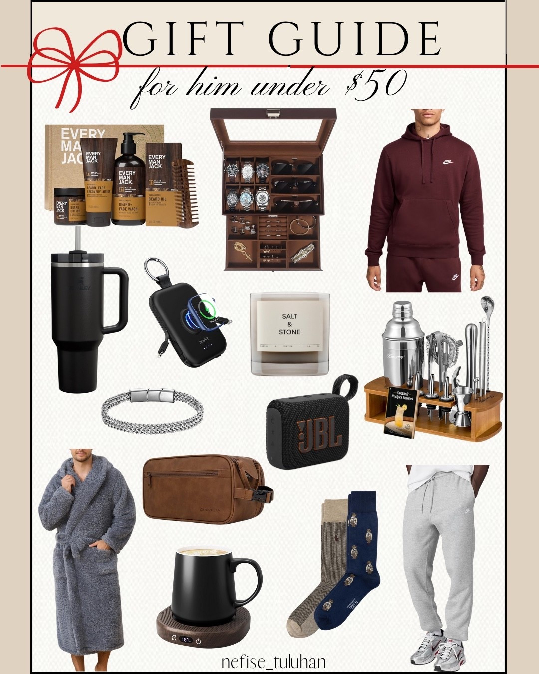 Gift Guide for Him under $50 🎁 


Gift guide, gift guides, gifts for him, gift guide for men, gifts for him, holiday gifting, holiday gifts, gift ideas, gift ideas for her, holiday gift, holiday gift guide, holiday gift guides, gift, gifts, holiday season, Christmas, holiday gifts 2025, gifts for men, unique gifts for him, unique gifts, gifts for boyfriend, gift ideas for him, gifts for husband, men’s gifts, men’s gift guide, 

#LTKFindsUnder50 #LTKGiftGuide #LTKMens