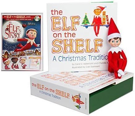 The Elf on the Shelf Christmas Tradition with North Pole Blue Eyed Boy Elf with DVD | Amazon (US)