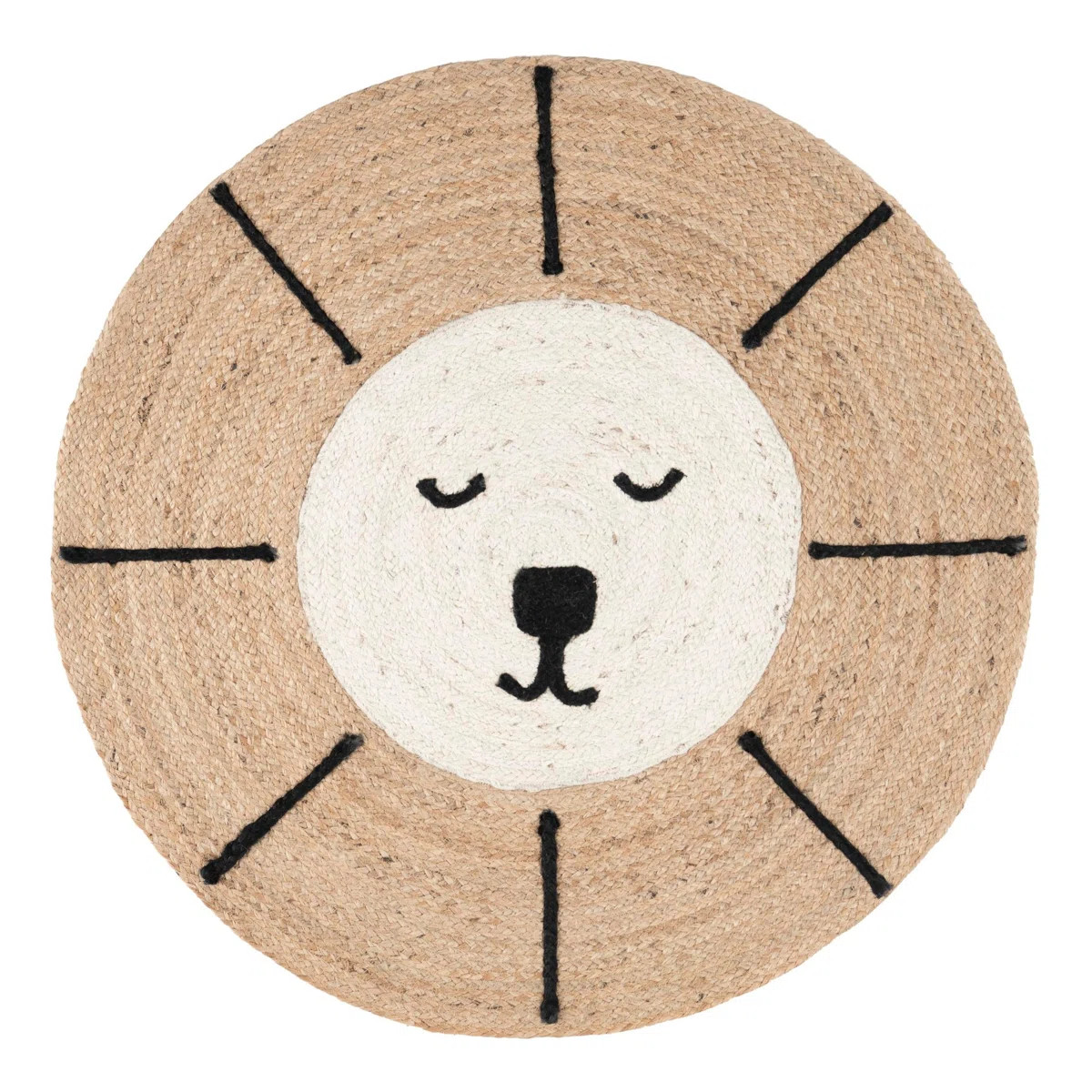 Kids Braided Jute No Pattern Hand Braided Jute / Sisal Rug | Wayfair North America