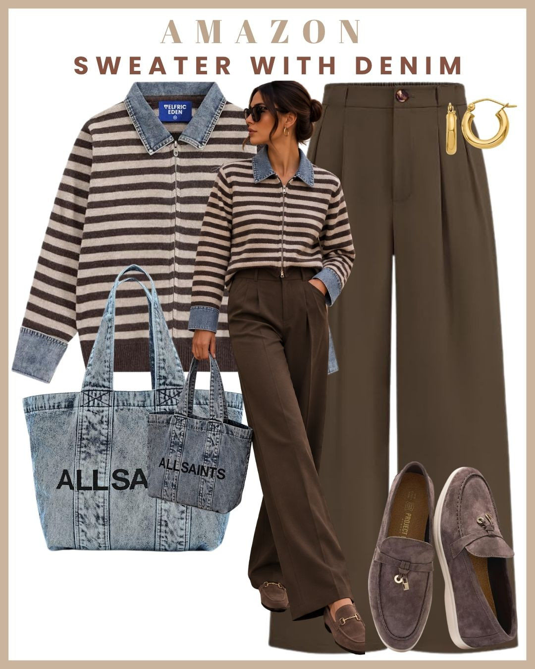 The sweater with a denim collar you need this fall 🤎💙🍂

A cozy sweater with a denim collar is such a cute way to make your fall outfits feel a little more elevated — without trying too hard. ✨

Style it with tailored trousers for work, jeans for a casual day out, or a skirt for a more feminine fall look.Add loafers, ankle boots, or sneakers depending on the vibe.

And the best part? This one is an affordable Amazon find!  

 #LTKgrwm #LTKootd #LTKWorkwear
