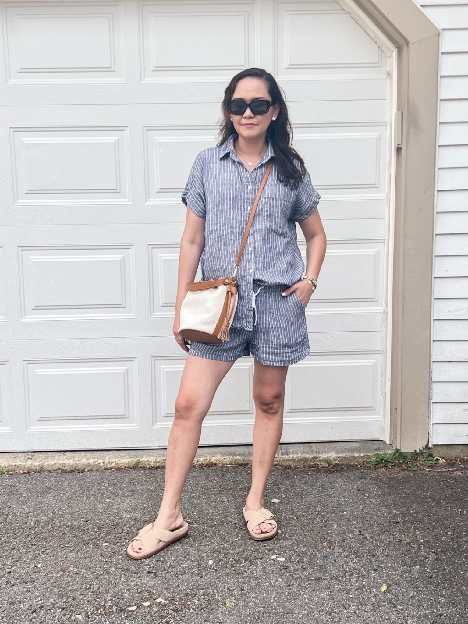 My linen set from @onequince saved the day! It is too hot not to wear linen

#LTKMothersDay #LTKootd