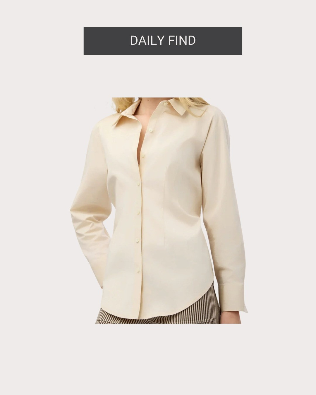 The perfect "white" button up for autumns. 

 #LTKWorkwear