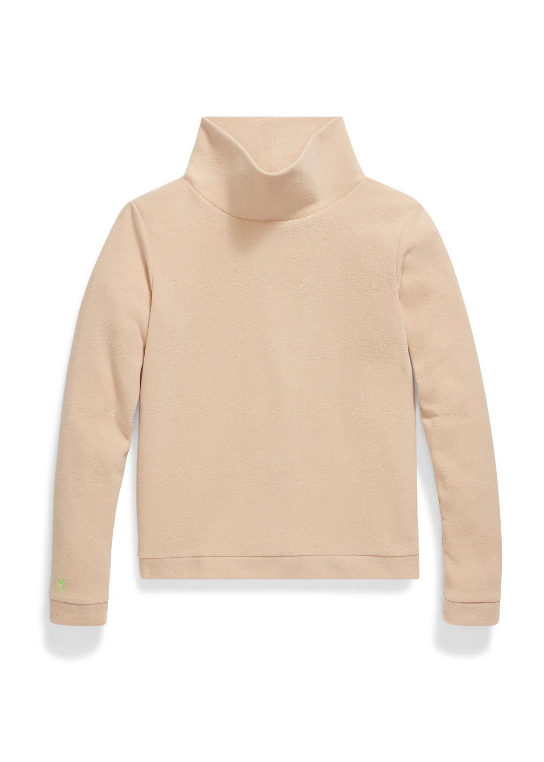 Park Slope Turtleneck in Terry Fleece (Natural Blush) | Dudley Stephens