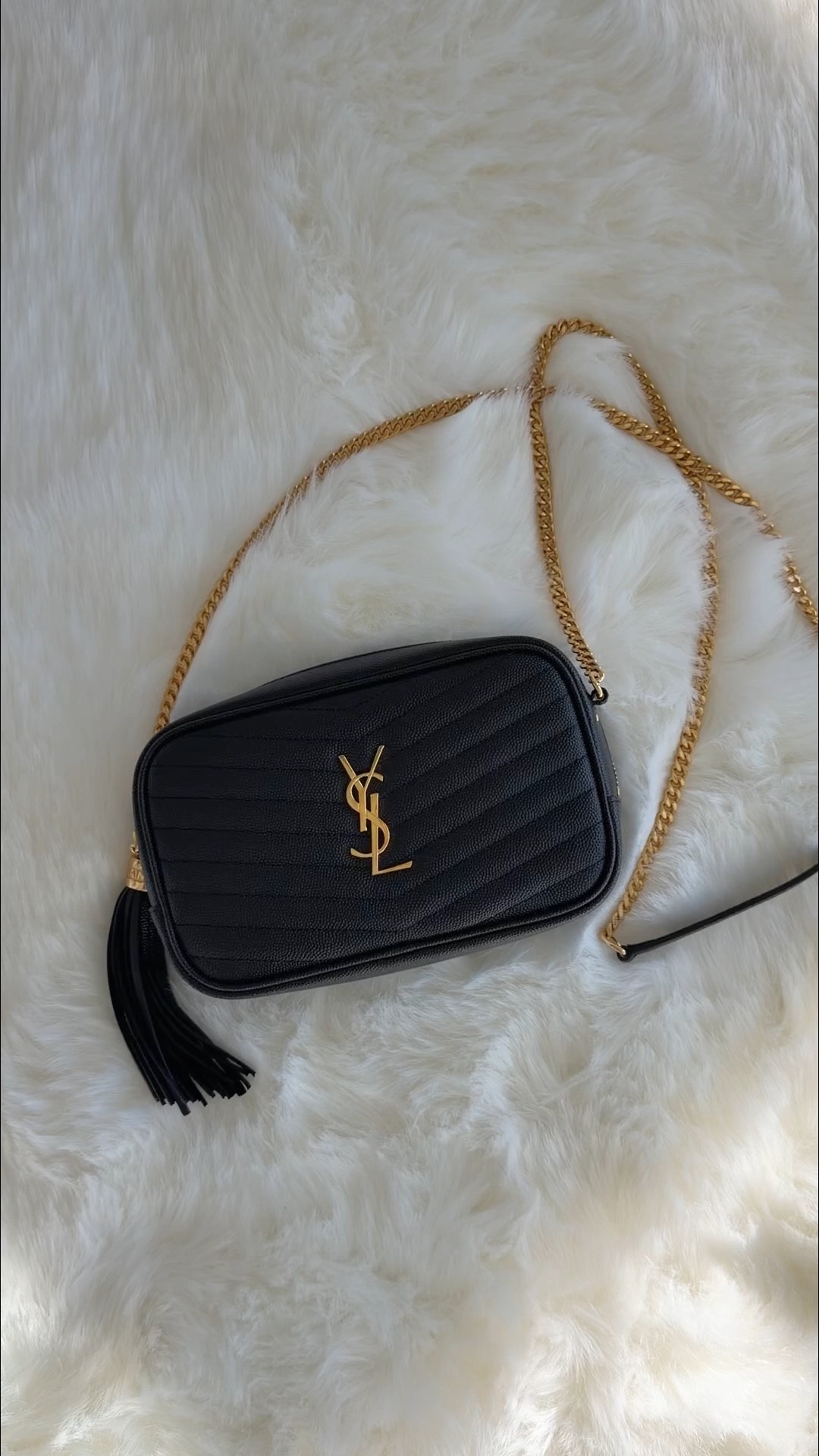 Splurge worthy handbag! Love this YSL Mini Lou bag for special occasions, wedding guest outfits, holiday party outfits,  New Year’s Eve outfits, date night outfits and everyday wear. Fits a larger size phone, small wallet or card case, keys and lip gloss. Such a nice splurge gift for her for the holidays too! 

#LTKHoliday #LTKGiftGuide #LTKWedding