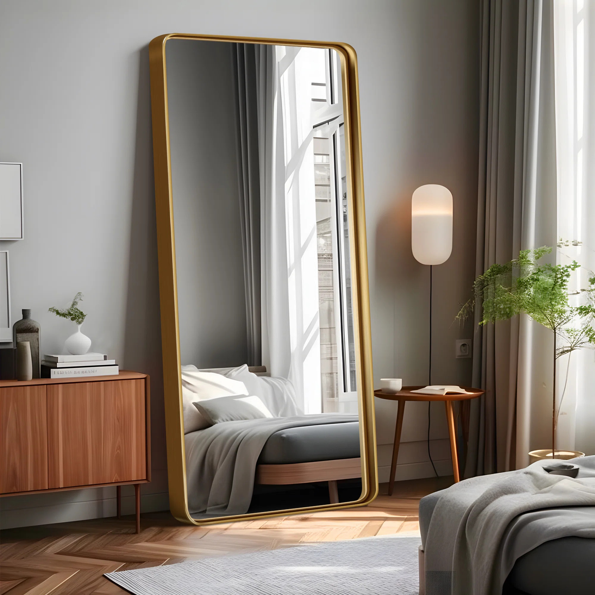 Anduena Metal Rectangle Mirror | Wayfair North America