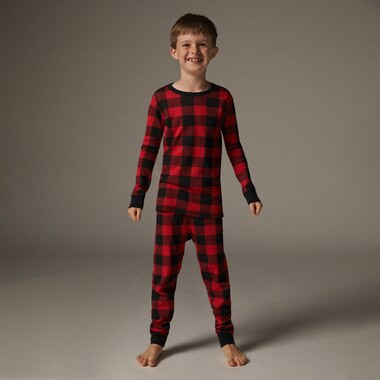 Kid's 2-Piece Pajama Set, Buffalo Plaid Size 2 | Indigo (CA)