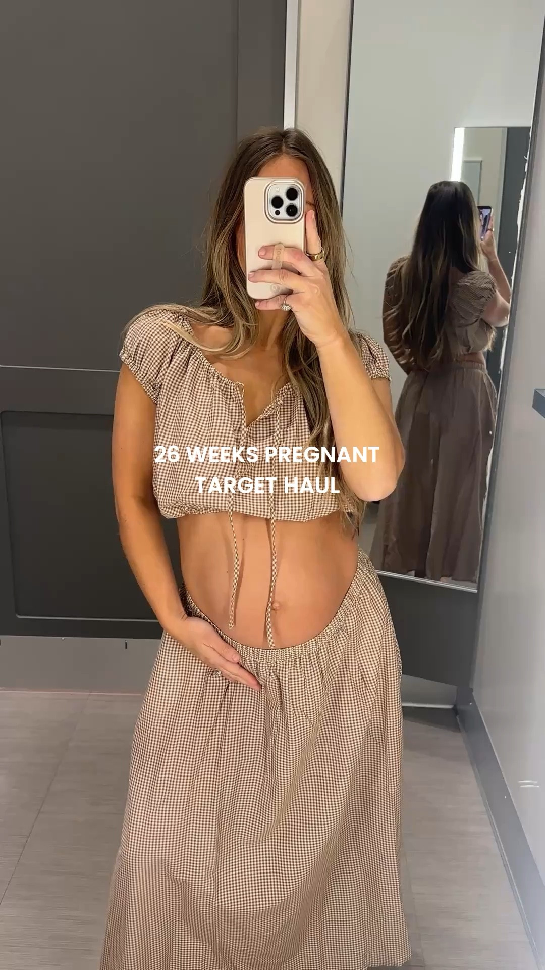 When you walk into a store 26 weeks pregnant you look for ELASTIC waist, ruched sides/back, anything stretchy!!! Loving everything from Target at 26 weeks pregnant! 

#LTKBump #LTKmomlife #LTKootd