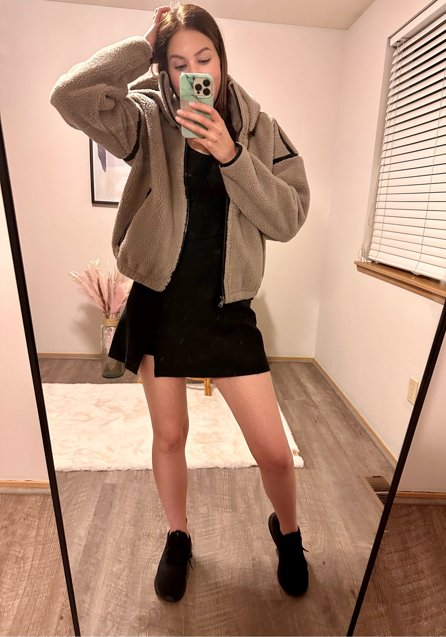 This is my first activewear dress & I love it. Super flattering with shorts underneath, built-in bra and a side slit. Paired with the coziest flannel jacket. 

Comment below what you’d like to see next!

Follow @jenniferxherron for more inspiration ✨

#LTKfindsunder100 #LTKfitness