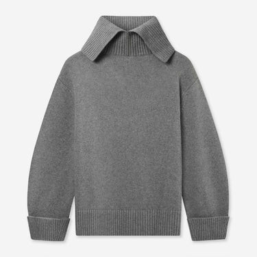 The Sloane Turtleneck | Grey Cashmere | DeMellier | DeMellier