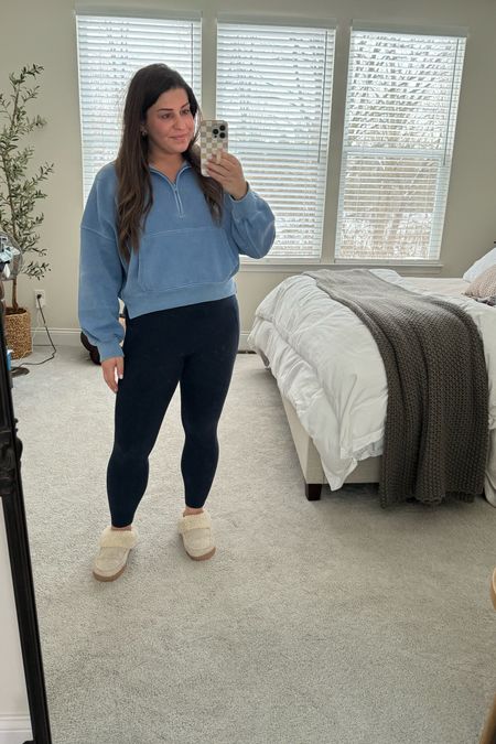 This counts as workwear when you WFH! Loving all things A&F lately. This cropped half zip fits TTS. Wearing size L

#LTKworkwear #LTKMostLoved #LTKfindsunder100