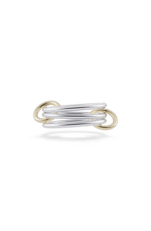 Spinelli Kilcollin Solarium Stack Ring in Silver/gold at Nordstrom, Size 5.5 | Nordstrom
