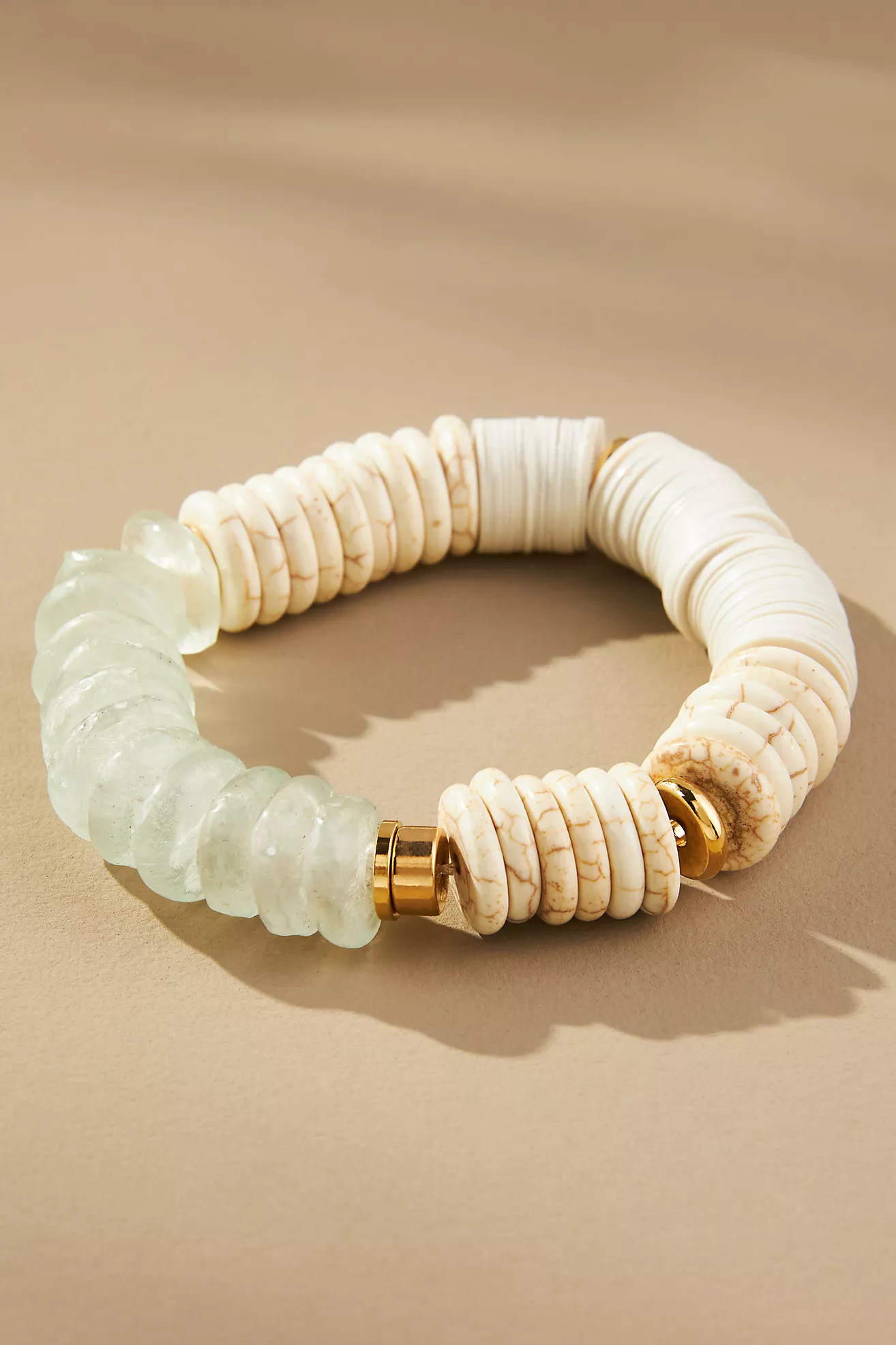 Mixed Stone Stretch Bracelet | Anthropologie (US)