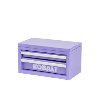 Kobalt Portable Mini Toolbox 10.83-in W x 5.91-in H x 5.91-in D 2 -Drawer Lavender Steel Tool Box | Lowe's