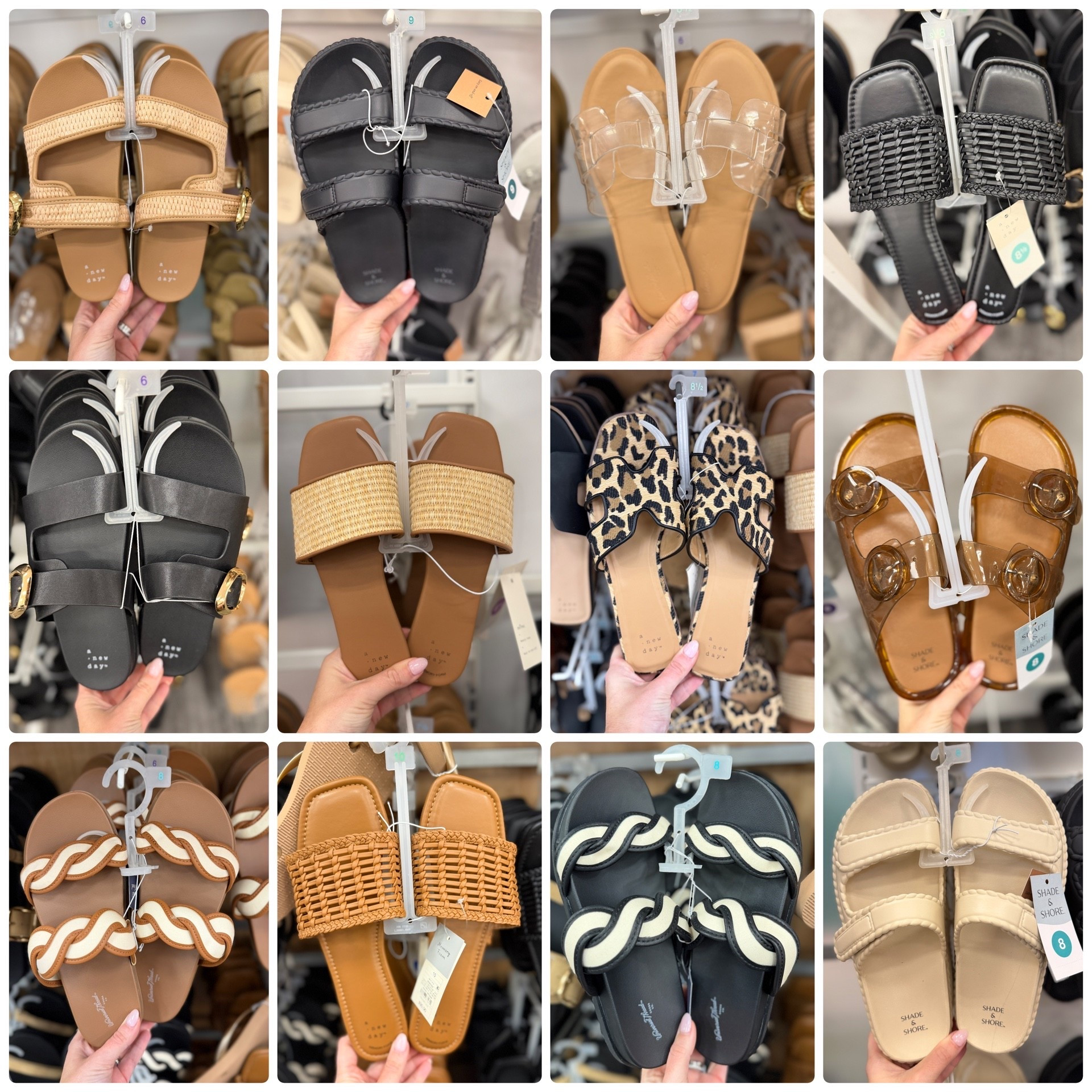 So many cute sandals- all from Targett
