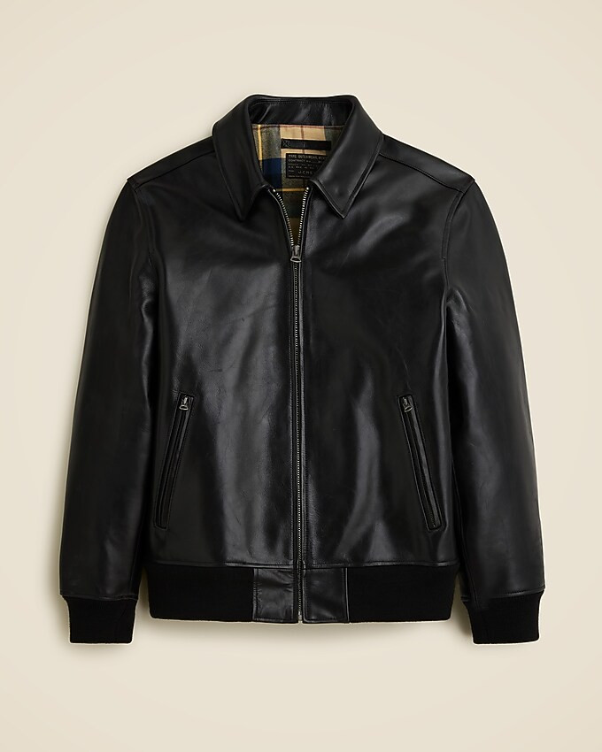 Limited-edition flight jacket in Italian leather | J. Crew US