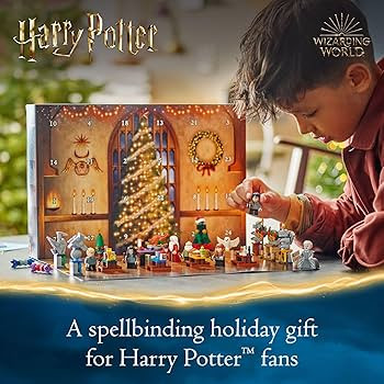 LEGO Harry Potter Advent Calendar 2024 for Kids - Christmas Advent Calendar W/ 16 Mini Builds & 7... | Amazon (US)