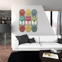 Andy Warhol Chicken Soup Skateboard Art, Andy Wall Decor Art Pop - Pro-Grade Maple Skateboards Home  | Etsy (US)