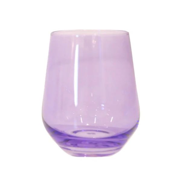 Stemless Wineglass (Set of 2), Lavender | The Avenue