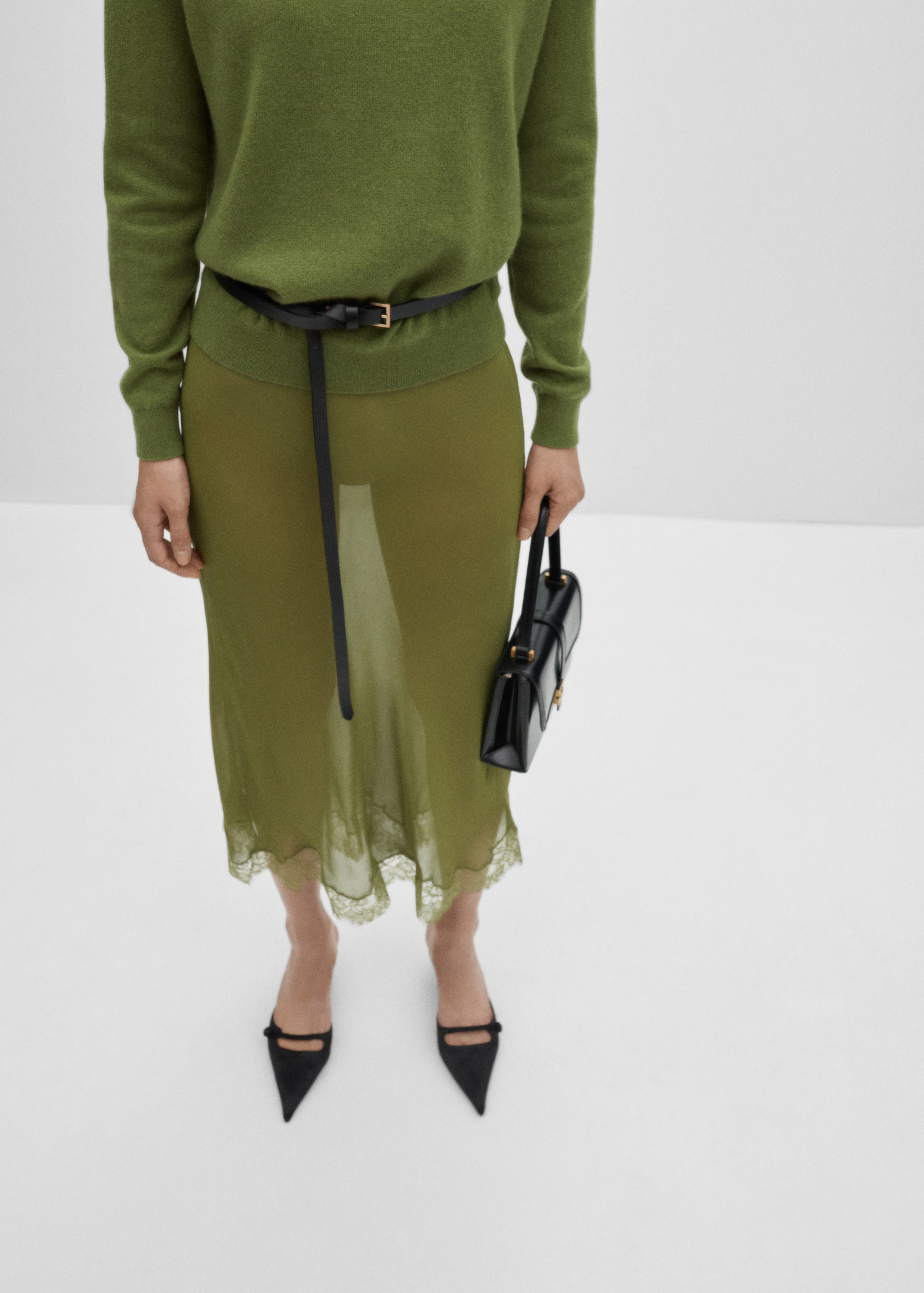 100% cashmere sweater with perkins neck - Women | MANGO USA | Mango (US/MX/AU)