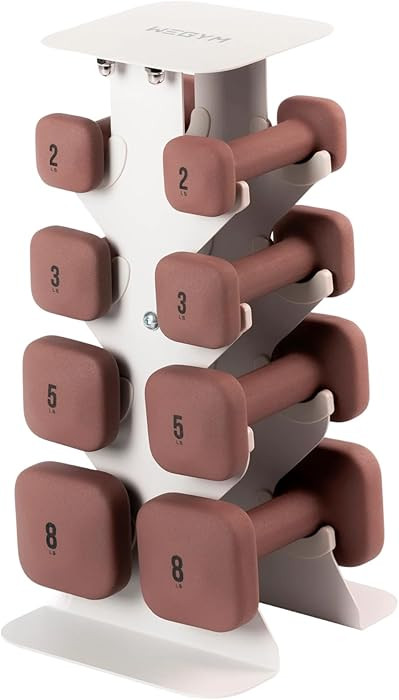 WeGym SafeGrip Square Dumbbells with Anti Slip Handles, Aesthetic Free Weights for Home Workouts,... | Amazon (US)