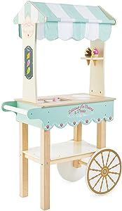 Le Toy Van - Educational Wooden Toy Role Play Ice Cream Trolley | Boys Or Girls Pretend Play Toy ... | Amazon (US)